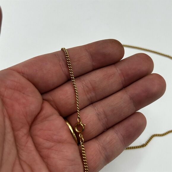 Vintage MCM Avon Plaza IV Purple Rectangle Faceted Stone Pendant Necklace 23” - Picture 3 of 3